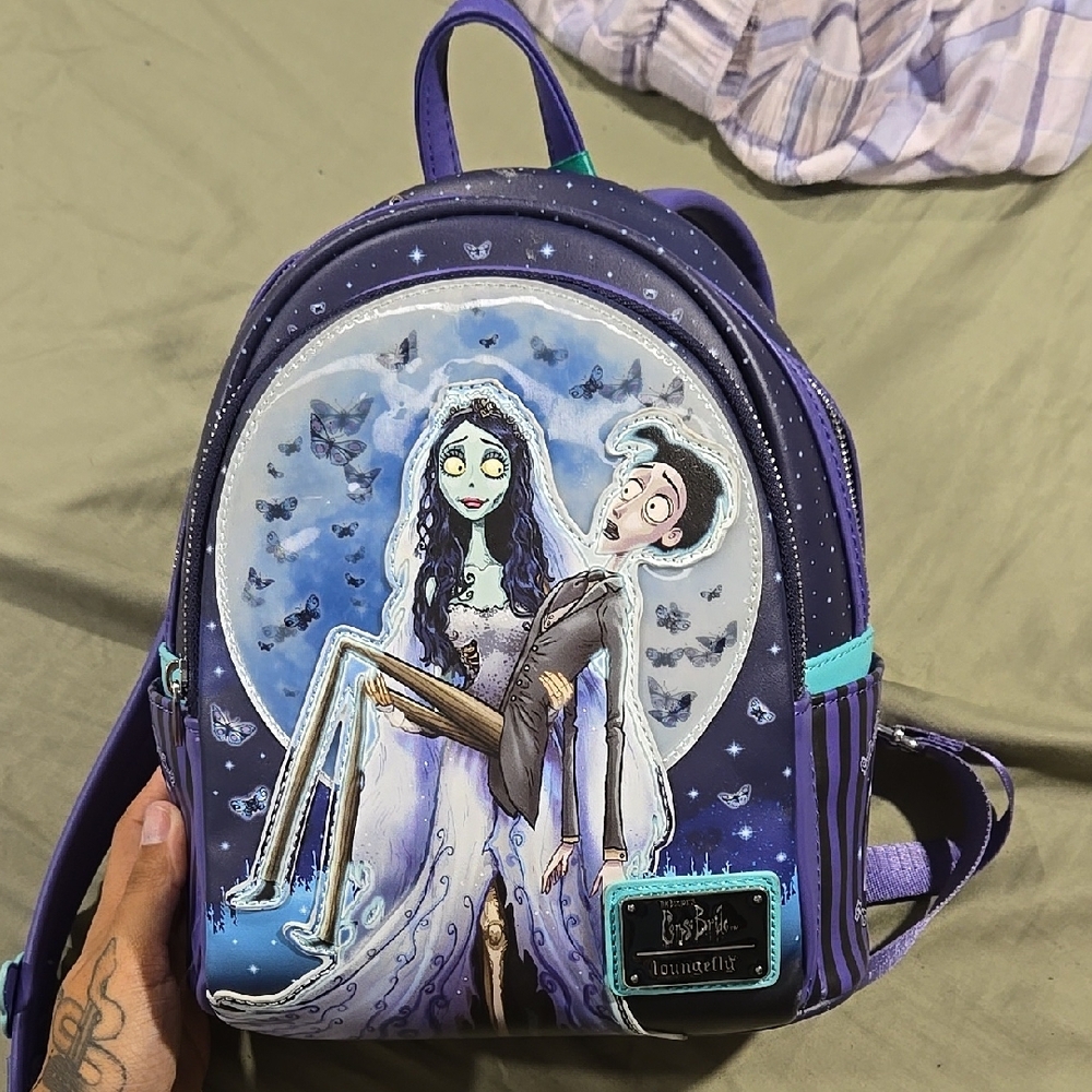 Loungefly Purple Corpse Bride Mini Backpack